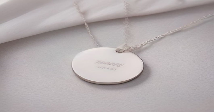 Collection of personalized jewelry gifts including custom photo necklaces and engraved pendants