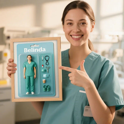 Personalized Full Body Figure Portraits Photo Frame Decorations Flat Printed Image in Reality