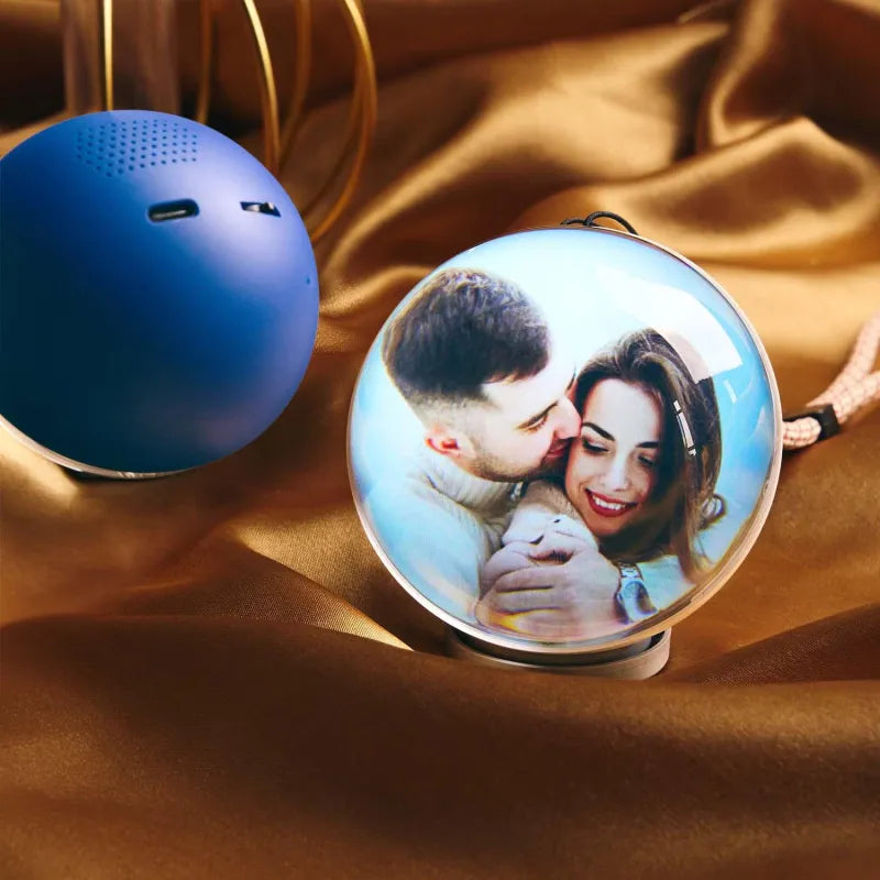 Glass Video Globe – Playable Video Gift Sphere Gift for Valentine’s Day or Christmas