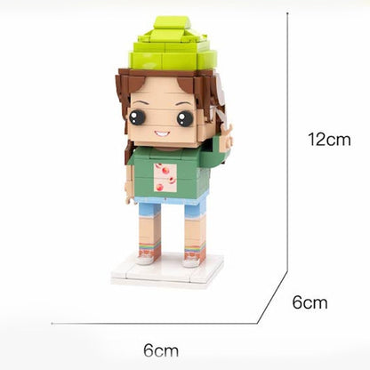 Custom Brick Figures 3D Preview Personalized Photo Brick Figures DIY Create Your Own Small Particle Block Toy