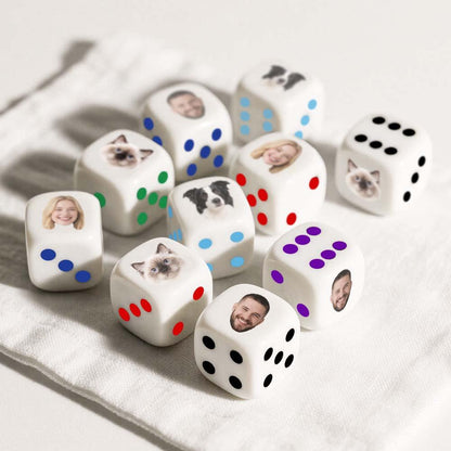Custom Face Dice Birthday Gifts & Funny Party Game Gift For Party