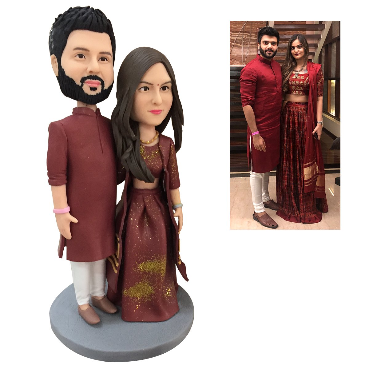 Fully Customizable Two person Custom Bobbleheads
