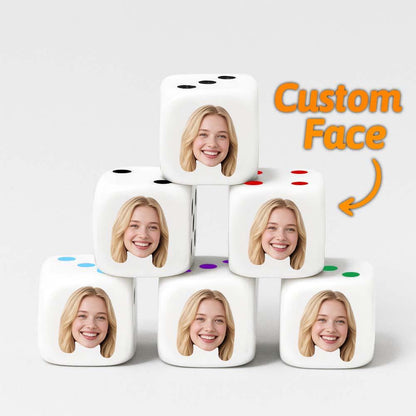 Custom Face Dice Birthday Gifts & Funny Party Game Gift For Party