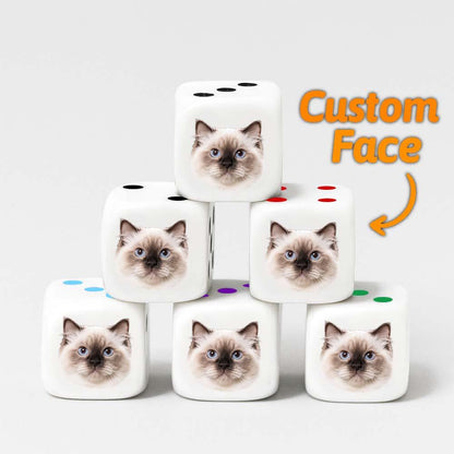 Custom Face Dice Birthday Gifts & Funny Party Game Gift For Party