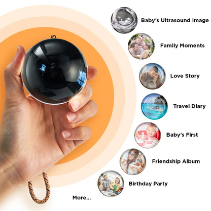 Glass Video Globe – Playable Video Gift Sphere Gift for Valentine’s Day or Christmas