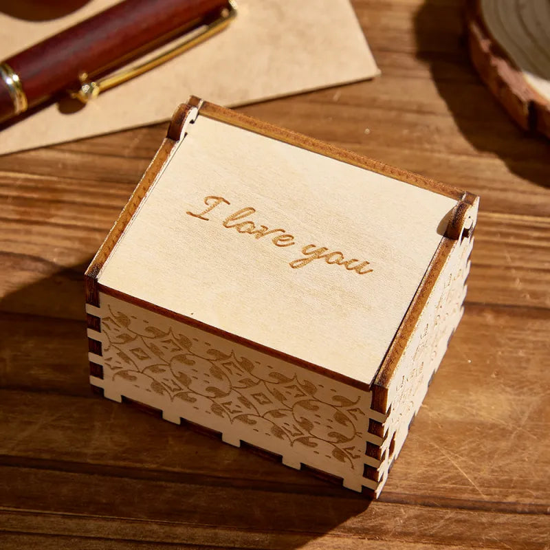 Custom Digital Music Box Any song Tune or Voice Personalized Wooden Photo Music Box with Text Anniversary Gifts