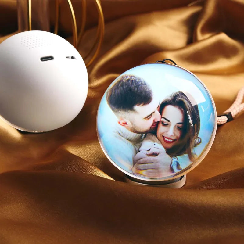 Glass Video Globe – Playable Video Gift Sphere Gift for Valentine’s Day or Christmas