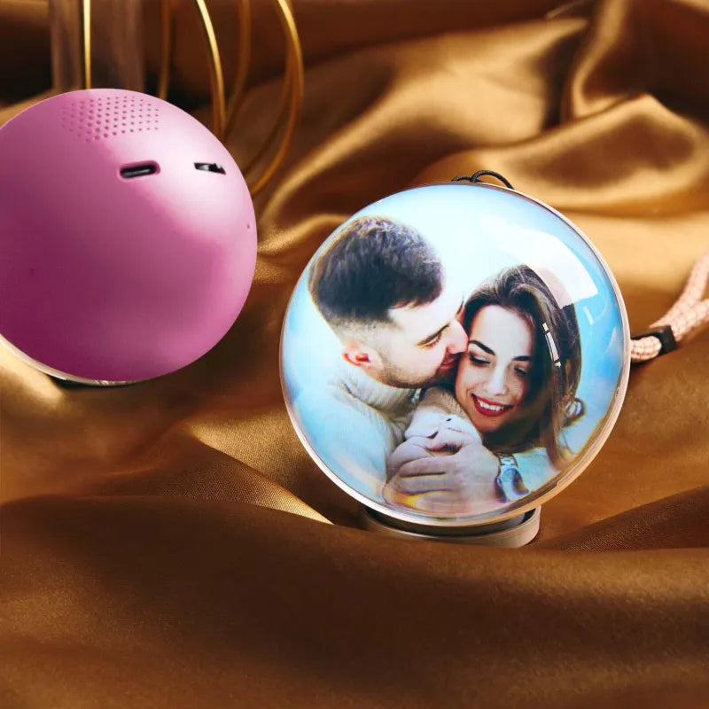 Glass Video Globe – Playable Video Gift Sphere Gift for Valentine’s Day or Christmas
