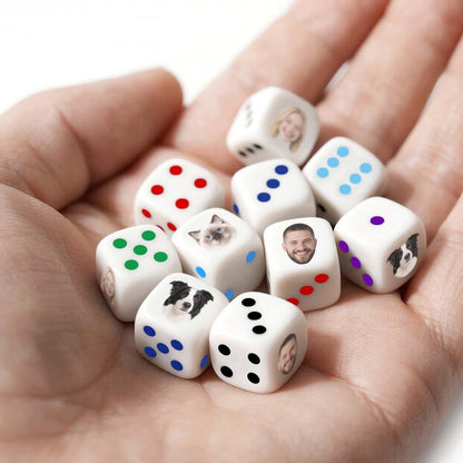 Custom Face Dice Birthday Gifts & Funny Party Game Gift For Party