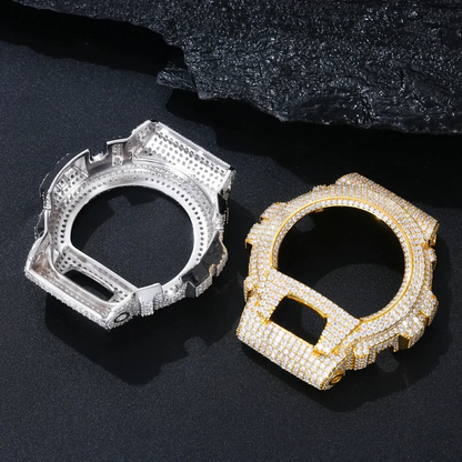 Iced Out Watch Bezel Case Compatible with DW6900 TQW0001