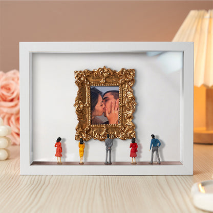 Personalized Museum of Us White Frame Couples Gift for Valentine's Day or Anniversary
