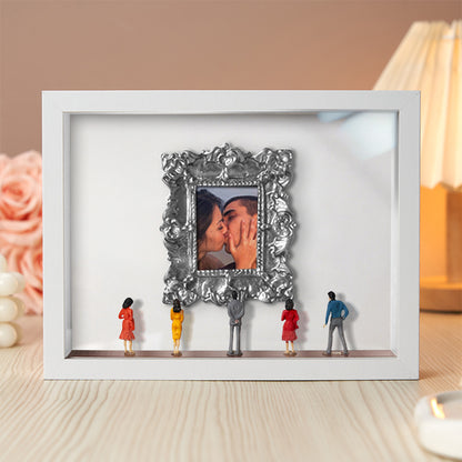 Personalized Museum of Us White Frame Couples Gift for Valentine's Day or Anniversary