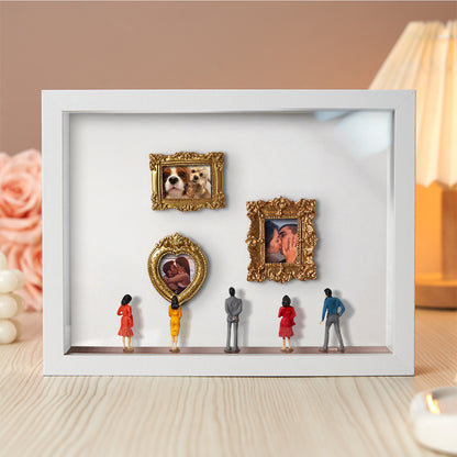 Personalized Museum of Us White Frame Couples Gift for Valentine's Day or Anniversary