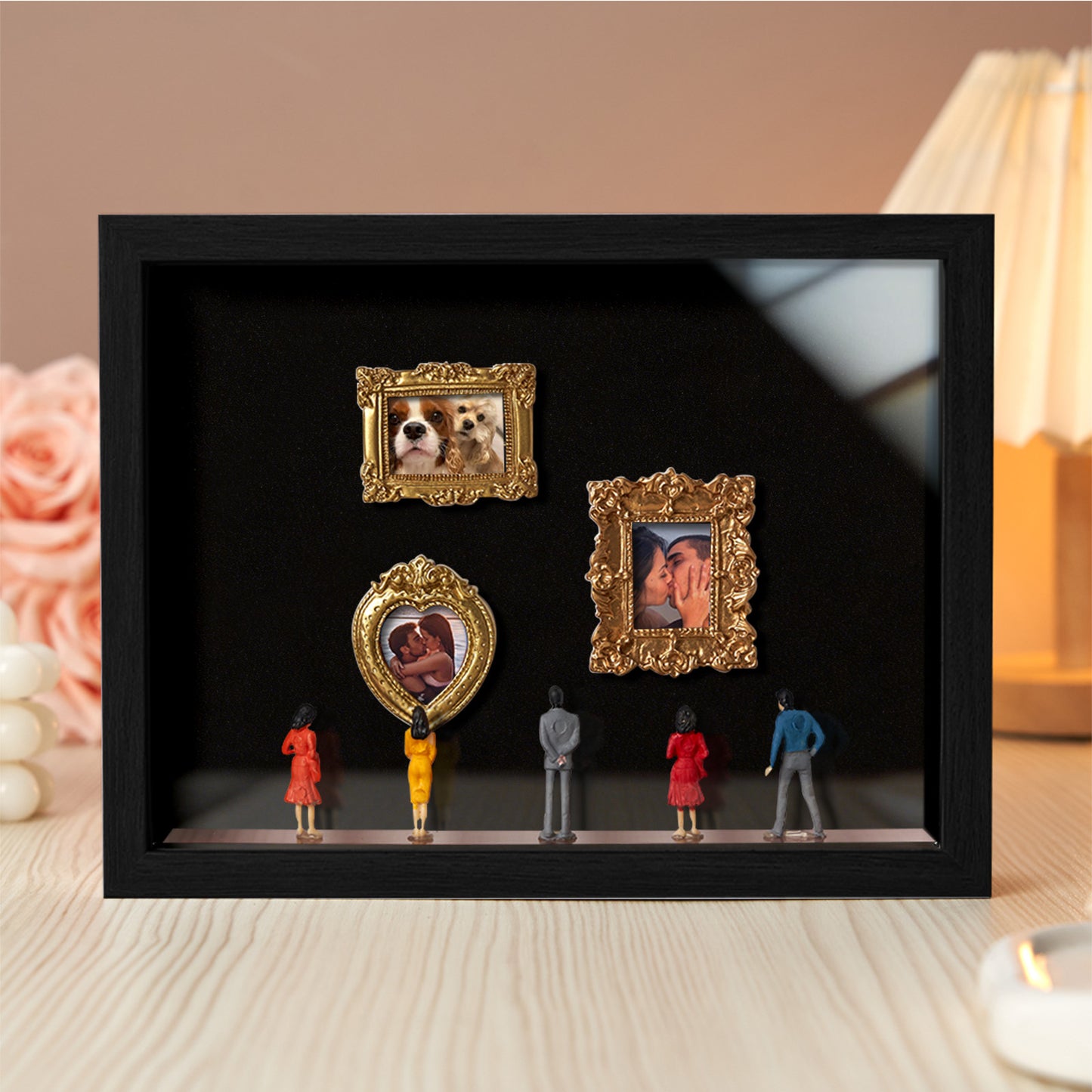 Museum of Us Black Frame Personalized Couples Gift for Valentine's Day or Anniversary