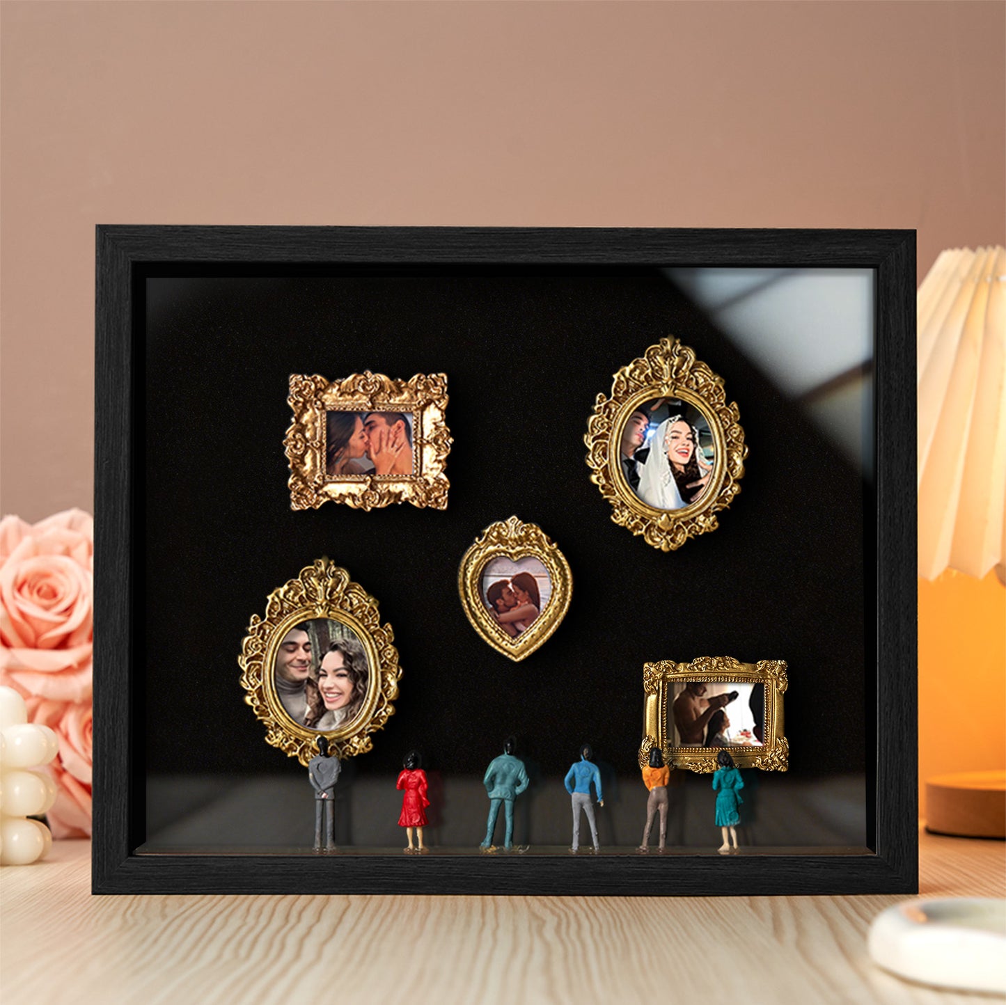 Museum of Us Black Frame Personalized Couples Gift for Valentine's Day or Anniversary