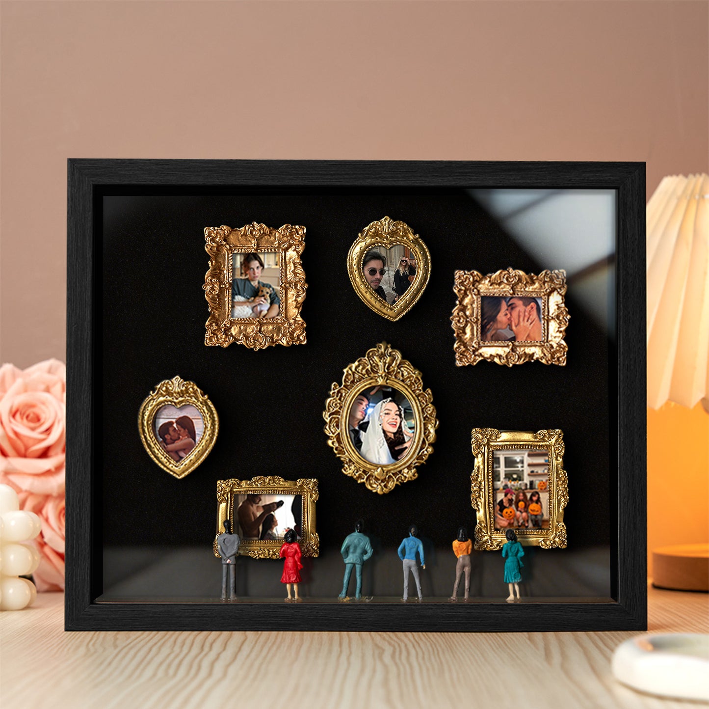 Museum of Us Black Frame Personalized Couples Gift for Valentine's Day or Anniversary