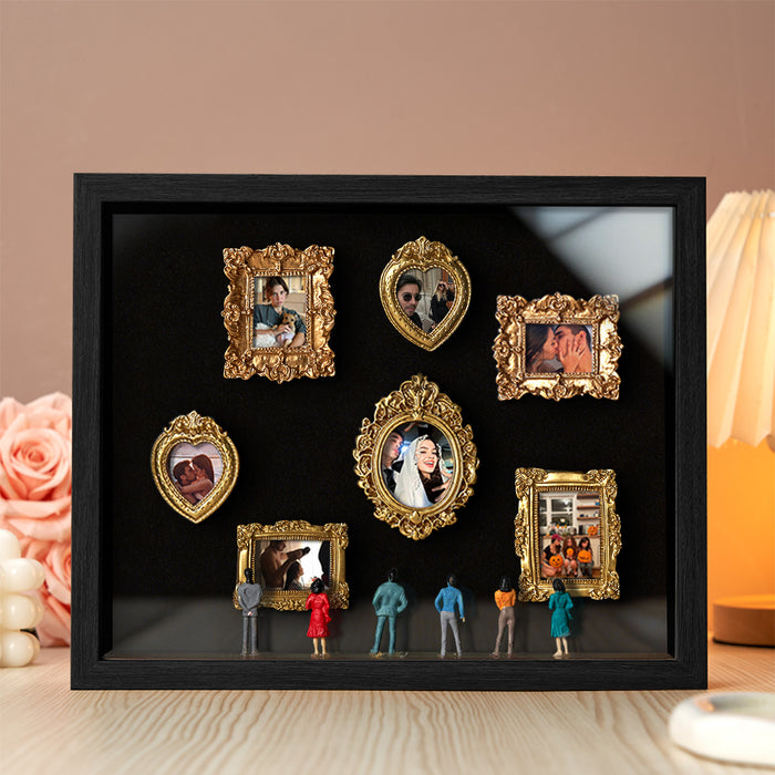 Museum of Us Black Frame Personalized Couples Gift for Valentine's Day or Anniversary