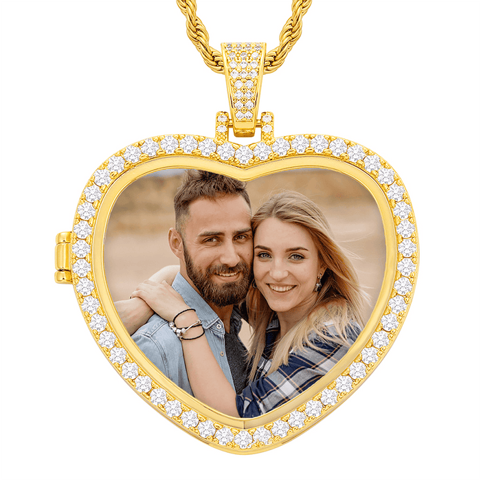 Custom Memorial Picture Pendant – Personalized Photo Necklace for Lost Loved Ones