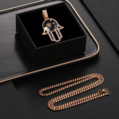 Custom Photo Pendant Chain