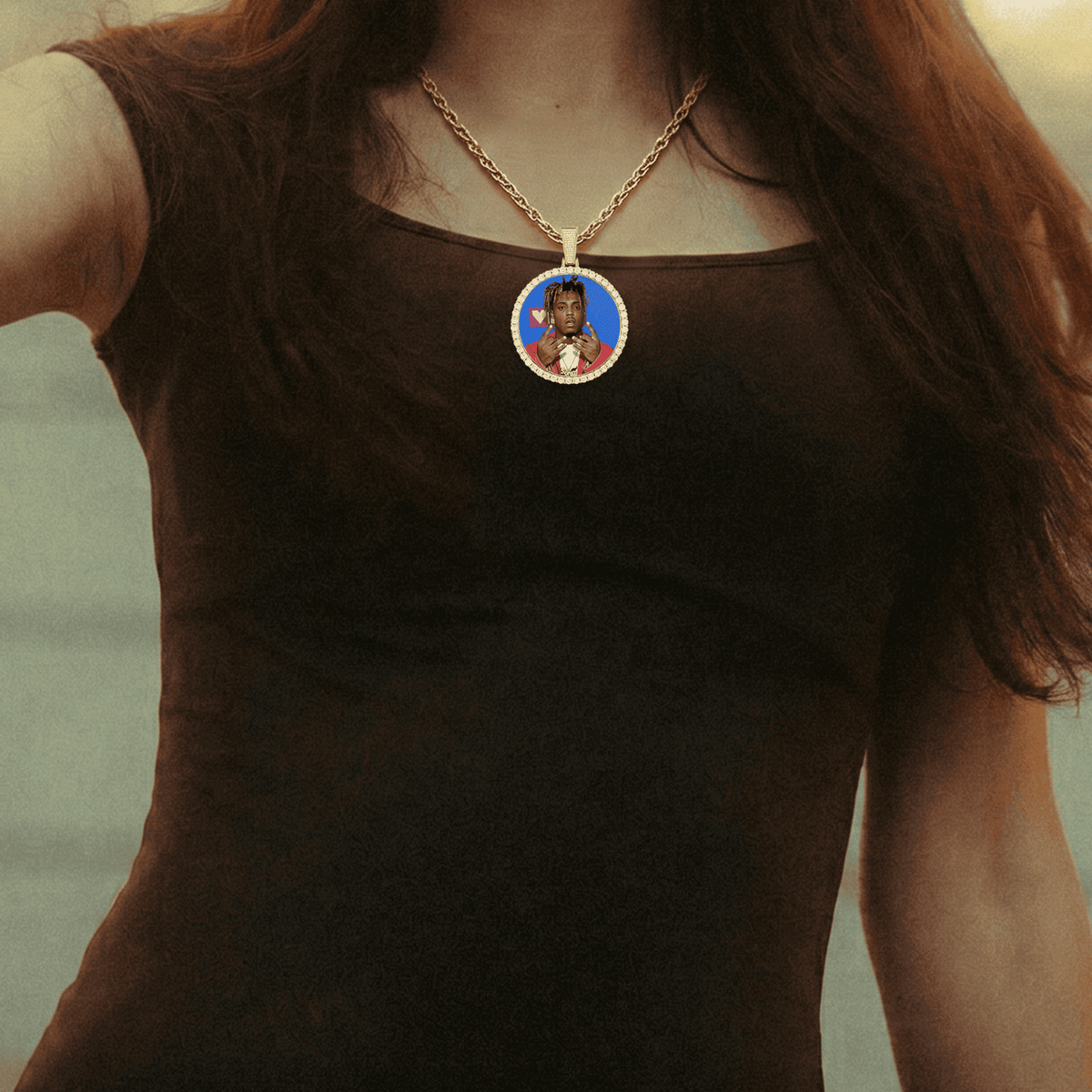Memorial Picture Pendant Necklace
