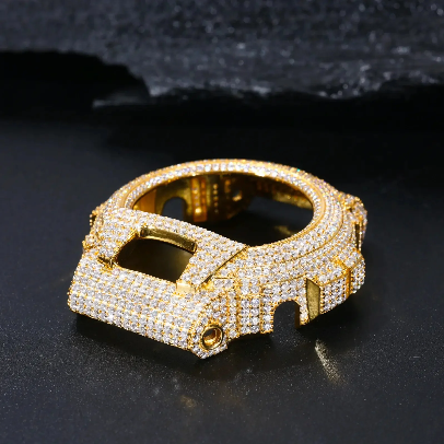 Iced Out Watch Bezel Case Compatible with DW6900 TQW0001