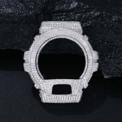 Iced Out Watch Bezel Case Compatible with DW6900 TQW0001