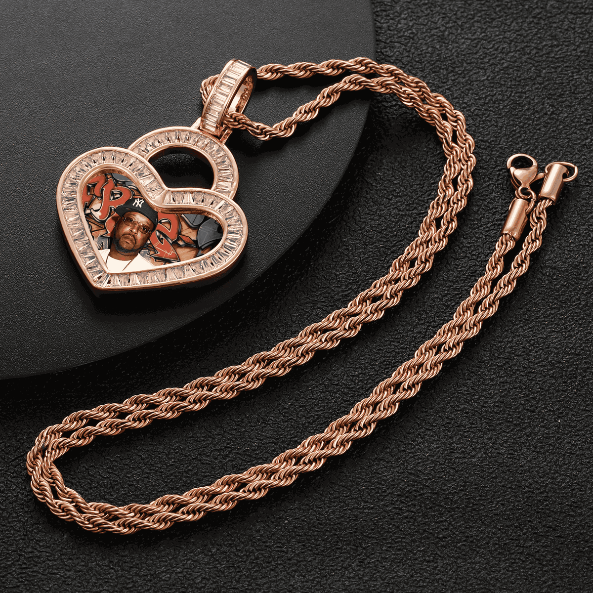  Custom Heart Personalized Pendant