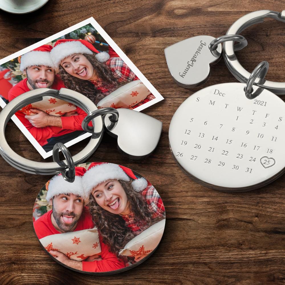 Calendar Keychain With Custom Picture Keychains For Graduation Gifts