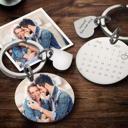 Calendar Keychain With Custom Picture Keychains For Graduation Gifts