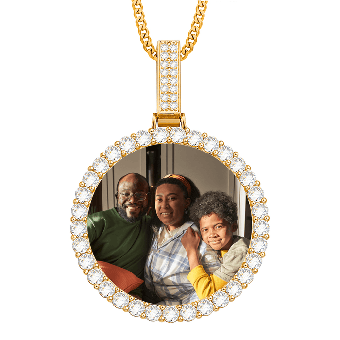 Necklace With Picture Inside - “Always With You” Gift For Boyfriend