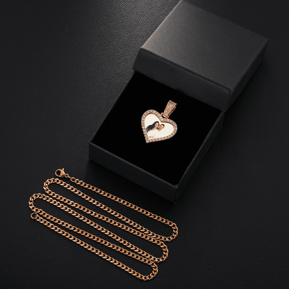 Personalized Heart Picture Pendant