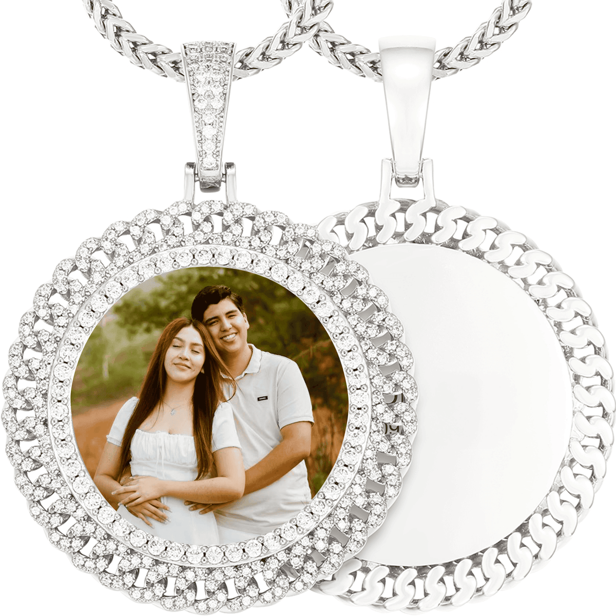 Personalized Hip-Hop Necklace – Photo Pendant Necklace for Him