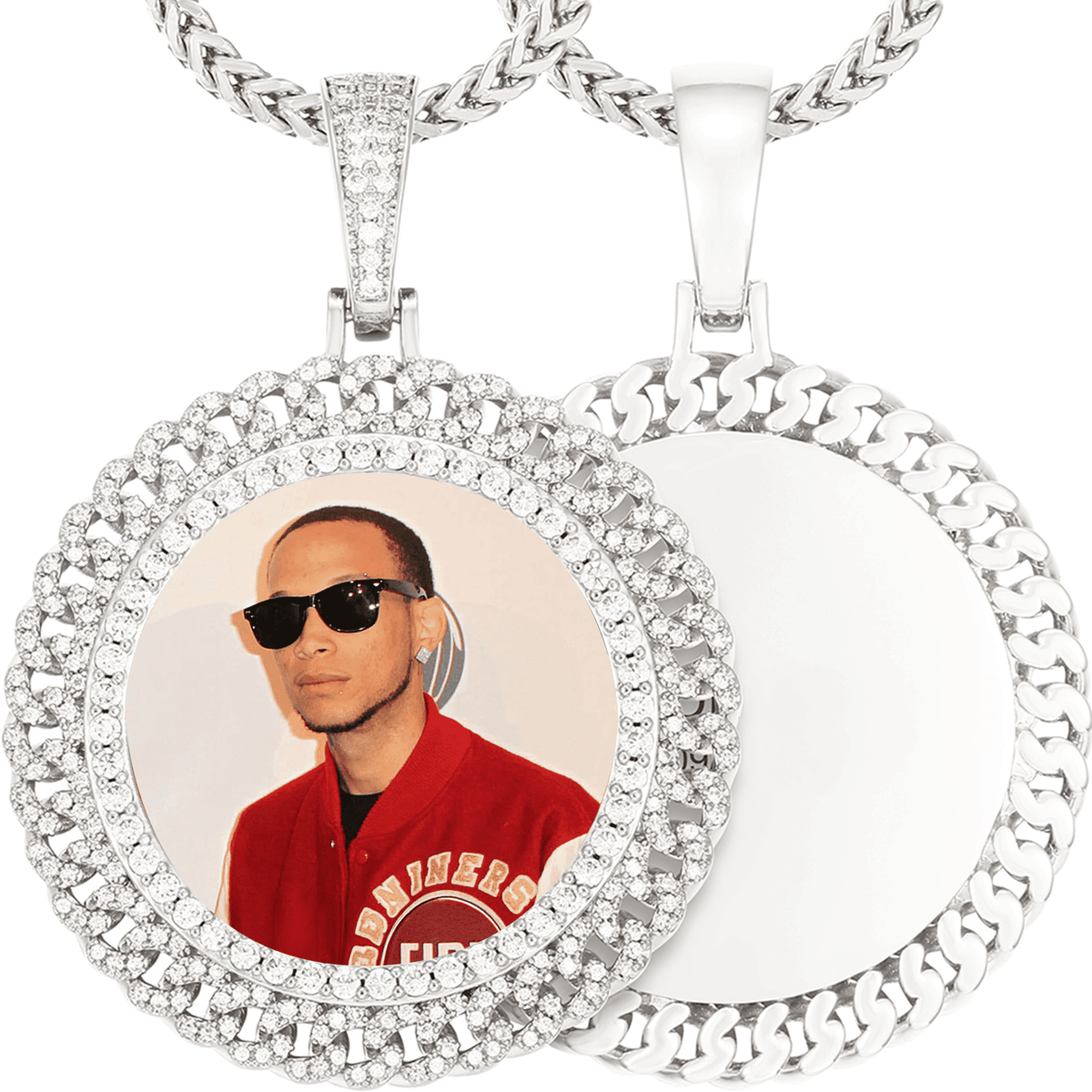 Personalized Hip-Hop Necklace – Photo Pendant Necklace for Him