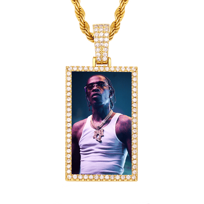 Personalized Medallion Necklace - Hip-Hop Men's Necklace With Picture Inside