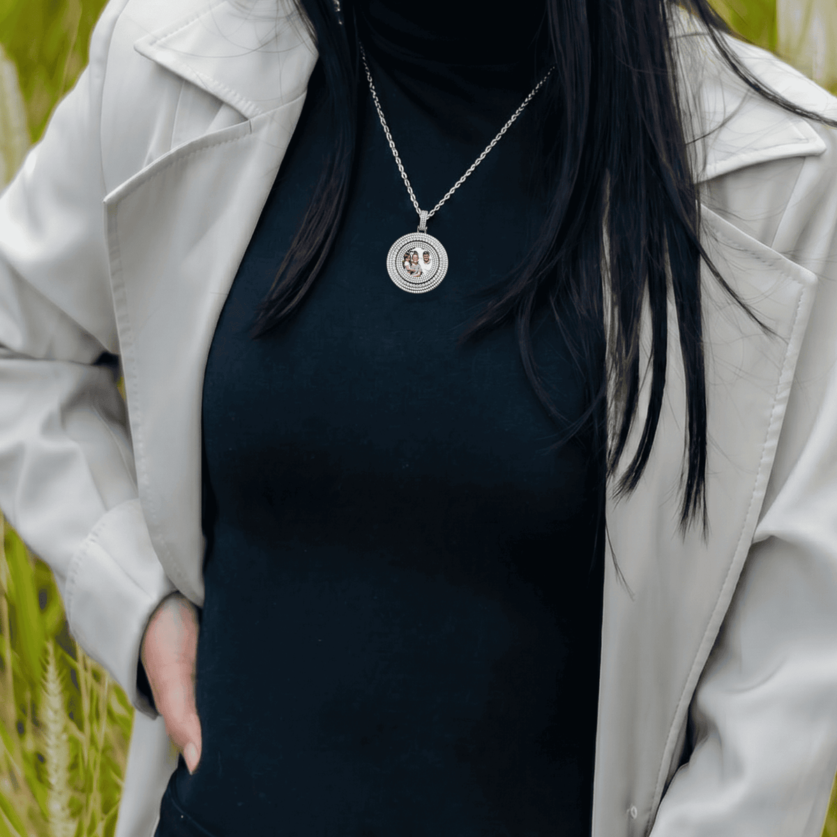 Photo Necklace With Picture For Wife 