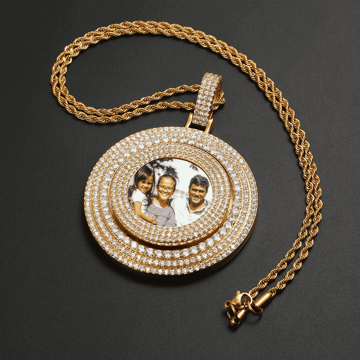 Photo Necklace With Picture For Wife 