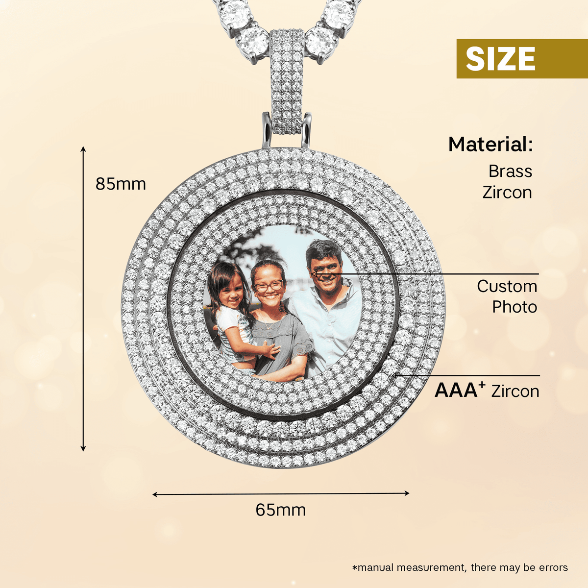Photo Necklace With Picture For Wife 