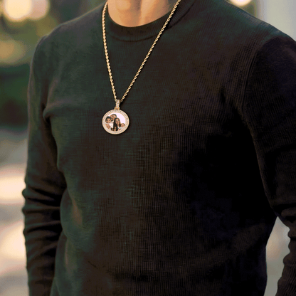 Medallion Photo Necklace For Best Friend