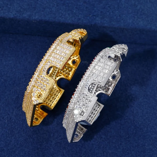 Hip Hop Moissanite Baguette Halo Bezel Case for GA2100 TQW0019