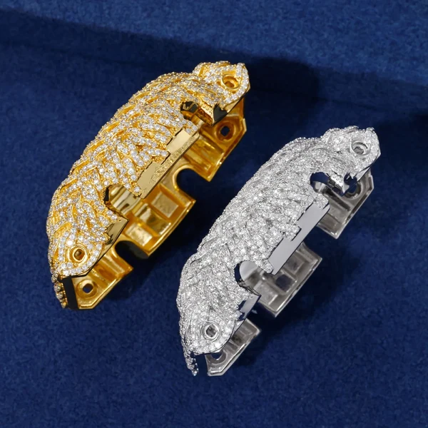Iced Out Moissanite Rope Watch Bezel Case for DW6900 Series