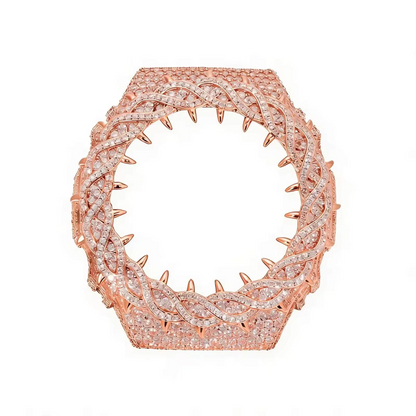 Iced Out Thorn Watch Bezel Case Compatible with GA2100 TQW0004