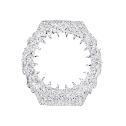 Iced Out Thorn Watch Bezel Case Compatible with GA2100 TQW0004