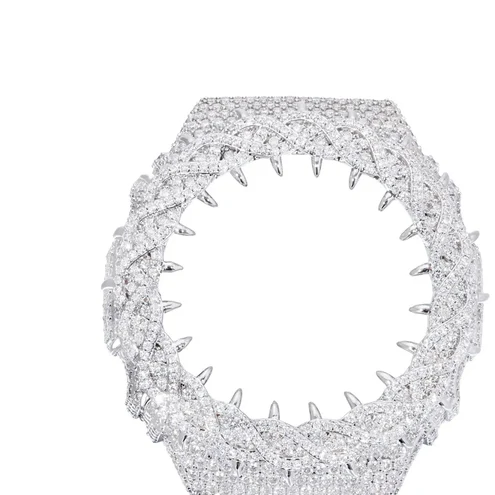 Iced Out Thorn Watch Bezel Case Compatible with GA2100 TQW0004