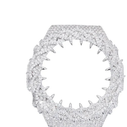 Iced Out Thorn Watch Bezel Case Compatible with GA2100 TQW0004