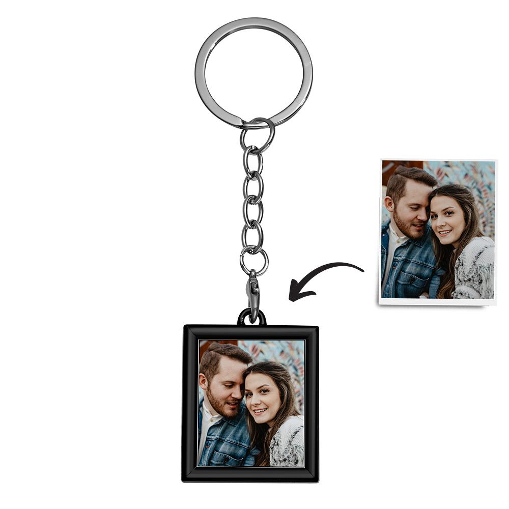 Custom Photo Keychain Minimalist Photo Frame Creative Gift For Husband