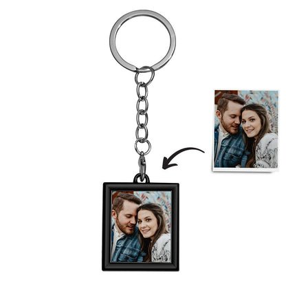 Custom Photo Keychain Minimalist Photo Frame Creative Gift For Husband