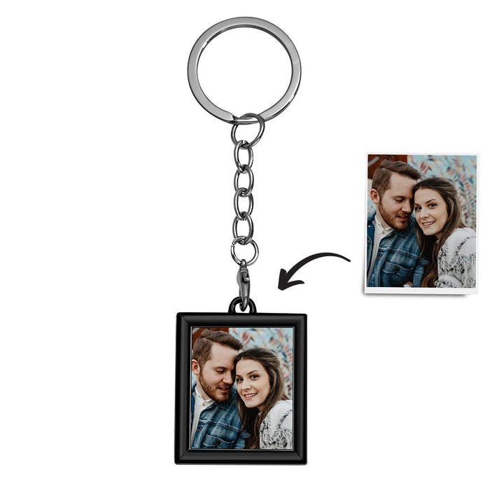 Custom Photo Keychain Minimalist Photo Frame Creative Gift For Husband