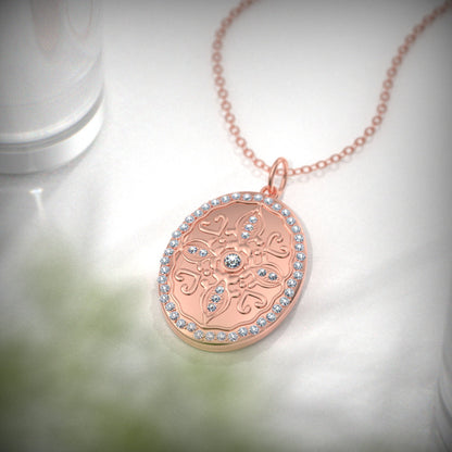 Personalized Photo Necklace Custom Anniversary Gift For Wife