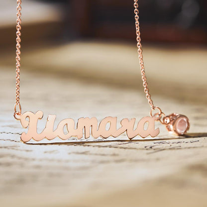 Custom Photo Projection Necklace Personalized Name Necklace Creative Gift for Women