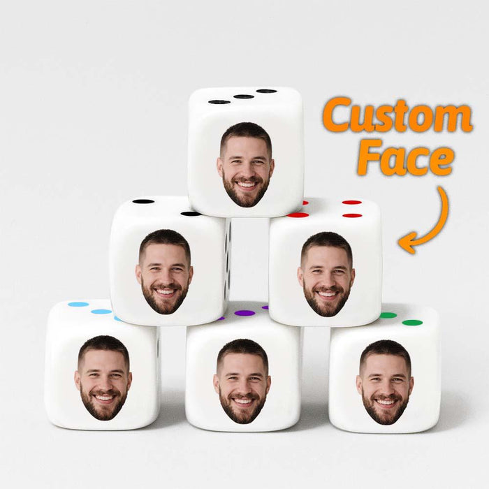 Custom Face Dice Birthday Gifts & Funny Party Game Gift For Party
